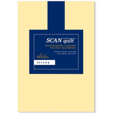 Scanquilt JERSEY ELASTIC LYCRA lepedő, banánsárga, 180×200 cm lakástextília