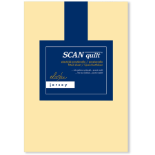 Scanquilt JERSEY ELASTIC LYCRA lepedő, banánsárga, 200×220 cm (25991) lakástextília