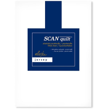 Scanquilt JERSEY ELASTIC LYCRA lepedő, fehér, 140×200 cm lakástextília