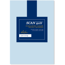 Scanquilt JERSEY ELASTIC LYCRA lepedő, világoskék, 160×200 cm (33506) lakástextília