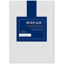 Scanquilt JERSEY ELASTIC LYCRA lepedő, világosszürke, 180×200 cm lakástextília
