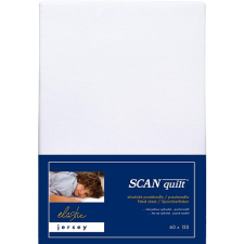 Scanquilt prostěradlo do postýlky JERSEY ELASTIC LYCRA bílá 60 × 120 cm lakástextília
