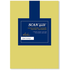 Scanquilt prostěradlo JERSEY ELASTIC LYCRA žlutozelená 90 × 200 cm lakástextília