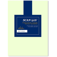 Scanquilt prostěradlo JERSEY ELASTIC LYCRA světle zelená 90 × 200 cm lakástextília