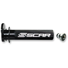 SCAR Gázmarkolat cső Scar alumínium csapággyal KTM / Husqvarna 2T fekete egyéb motorkerékpár alkatrész