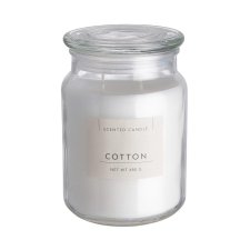 Scented Candle illatgyertya, Cotton 14 cm gyertya