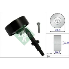 Schaeffler INA feszítőgörgő, hosszbordás szíj 531 0783 10 autóalkatrész