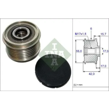 Schaeffler INA generátor szabadonfutó 535 0154 10 autóalkatrész