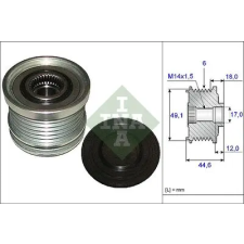 Schaeffler INA generátor szabadonfutó 535 0182 10 autóalkatrész