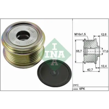 Schaeffler INA generátor szabadonfutó 535 0276 10 autóalkatrész