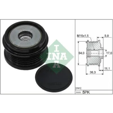 Schaeffler INA generátor szabadonfutó 535 0333 10 autóalkatrész