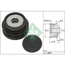 Schaeffler INA generátor szabadonfutó 535 0338 10 autóalkatrész