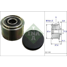 Schaeffler INA generátor szabadonfutó Schaeffler INA 535 0068 10 autóalkatrész