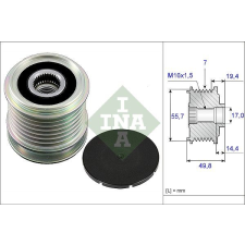 Schaeffler INA generátor szabadonfutó Schaeffler INA 535 0165 10 autóalkatrész