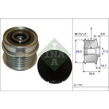 Schaeffler INA generátor szabadonfutó Schaeffler INA 535 0171 10 autóalkatrész