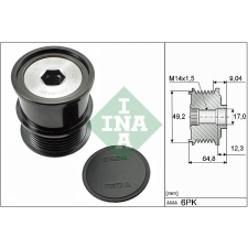 Schaeffler INA generátor szabadonfutó Schaeffler INA 535 0284 10 autóalkatrész