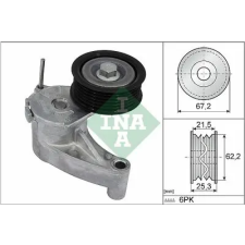 Schaeffler INA Szíjfeszítő, hosszbordás szíj 534 0710 10 autóalkatrész