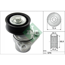 Schaeffler INA Szíjfeszítő, hosszbordás szíj Schaeffler INA 534 0326 10 autóalkatrész