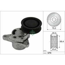 Schaeffler INA Szíjfeszítő, hosszbordás szíj Schaeffler INA 534 0822 10 autóalkatrész