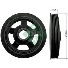 Schaeffler INA Szíjtárcsa, főtengely 544 0092 10 autóalkatrész