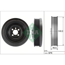Schaeffler INA Szíjtárcsa, főtengely Schaeffler INA 544 0138 10 autóalkatrész