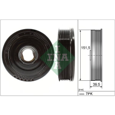 Schaeffler INA Szíjtárcsa, főtengely Schaeffler INA 544 0177 10 autóalkatrész