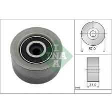 Schaeffler INA Szíjtárcsa/vezetőgörgő, fogasszíj Schaeffler INA 532 0992 10 autóalkatrész