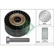 Schaeffler INA Szíjtárcsa/vezetőgörgő, hosszbordás szíj 532 0433 10 autóalkatrész