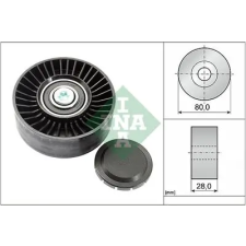 Schaeffler INA Szíjtárcsa/vezetőgörgő, hosszbordás szíj 532 0515 10 autóalkatrész