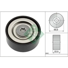 Schaeffler INA Szíjtárcsa/vezetőgörgő, hosszbordás szíj 532 0720 10 autóalkatrész
