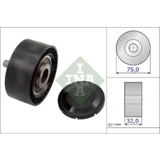 Schaeffler INA Szíjtárcsa/vezetőgörgő, hosszbordás szíj 532 0722 10 autóalkatrész