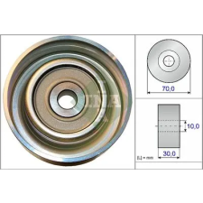 Schaeffler INA Szíjtárcsa/vezetőgörgő, hosszbordás szíj 532 0738 10 autóalkatrész