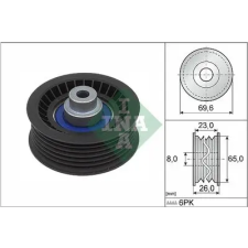 Schaeffler INA Szíjtárcsa/vezetőgörgő, hosszbordás szíj 532 0917 10 autóalkatrész