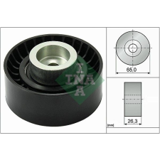 Schaeffler INA Szíjtárcsa/vezetőgörgő, hosszbordás szíj Schaeffler INA 532 0470 10 autóalkatrész