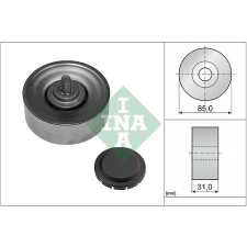 Schaeffler INA Szíjtárcsa/vezetőgörgő, hosszbordás szíj Schaeffler INA 532 0569 10 autóalkatrész