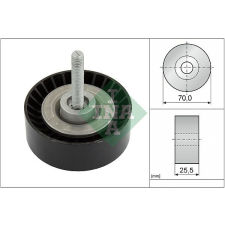 Schaeffler INA Szíjtárcsa/vezetőgörgő, hosszbordás szíj Schaeffler INA 532 0652 10 autóalkatrész