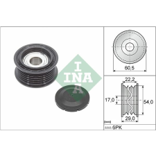 Schaeffler INA Szíjtárcsa/vezetőgörgő, hosszbordás szíj Schaeffler INA 532 0854 10 autóalkatrész