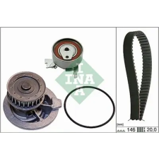 Schaeffler INA Vízpumpa + fogasszíj készlet 530 0147 30 autóalkatrész