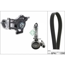 Schaeffler INA Vízszivattyú + bordásszíjkészlet 529 0325 30 autóalkatrész