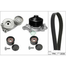Schaeffler INA Vízszivattyú + bordásszíjkészlet 529 0597 30 autóalkatrész