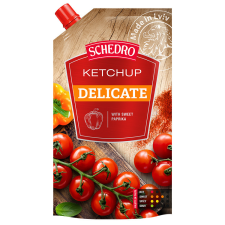 SCHEDRO ketchup delikát ízesítéssel - 250g alapvető élelmiszer
