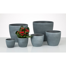 Scheurich 920 kerémia kaspó mérete 16 cm x 14 cm Dark Stone kerti dekoráció