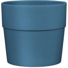 Scheurich Groove Blu kaspó 24,5 cm átmérő kiváló minőségű műanyag kerti dekoráció