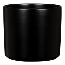 Scheurich kaspó 631 Monaco 24 cm átmérő x 21,8 cm Night Black kerti tárolás