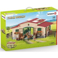 Schleich 42195 Lovarda musztáng lovakkal játékfigura