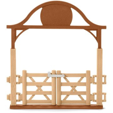 Schleich 42434 Legelő kerítés kapuval játékfigura