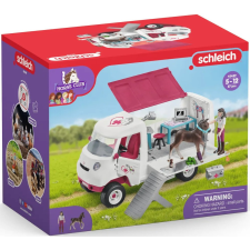 Schleich 42439 Mobil állatkórház hannoveri csikóval játékfigura
