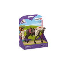 Schleich 42469 Rocky Mountain kanca lovasbemutató játékszett - Horse Club játékfigura
