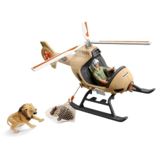 Schleich 42476 Állatmentő helikopter játékfigura