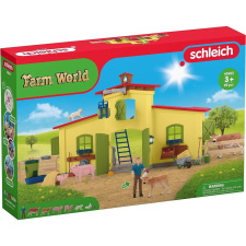 Schleich 42605 Farm istállóval és állatokkal játékfigura